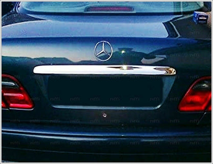 CROMATURA BAGAGLIAIO MERCEDES E W210 1995-2002 ACCIAIO INOX ADESIVO 0032 AUTOELEGANCERICAMBI
