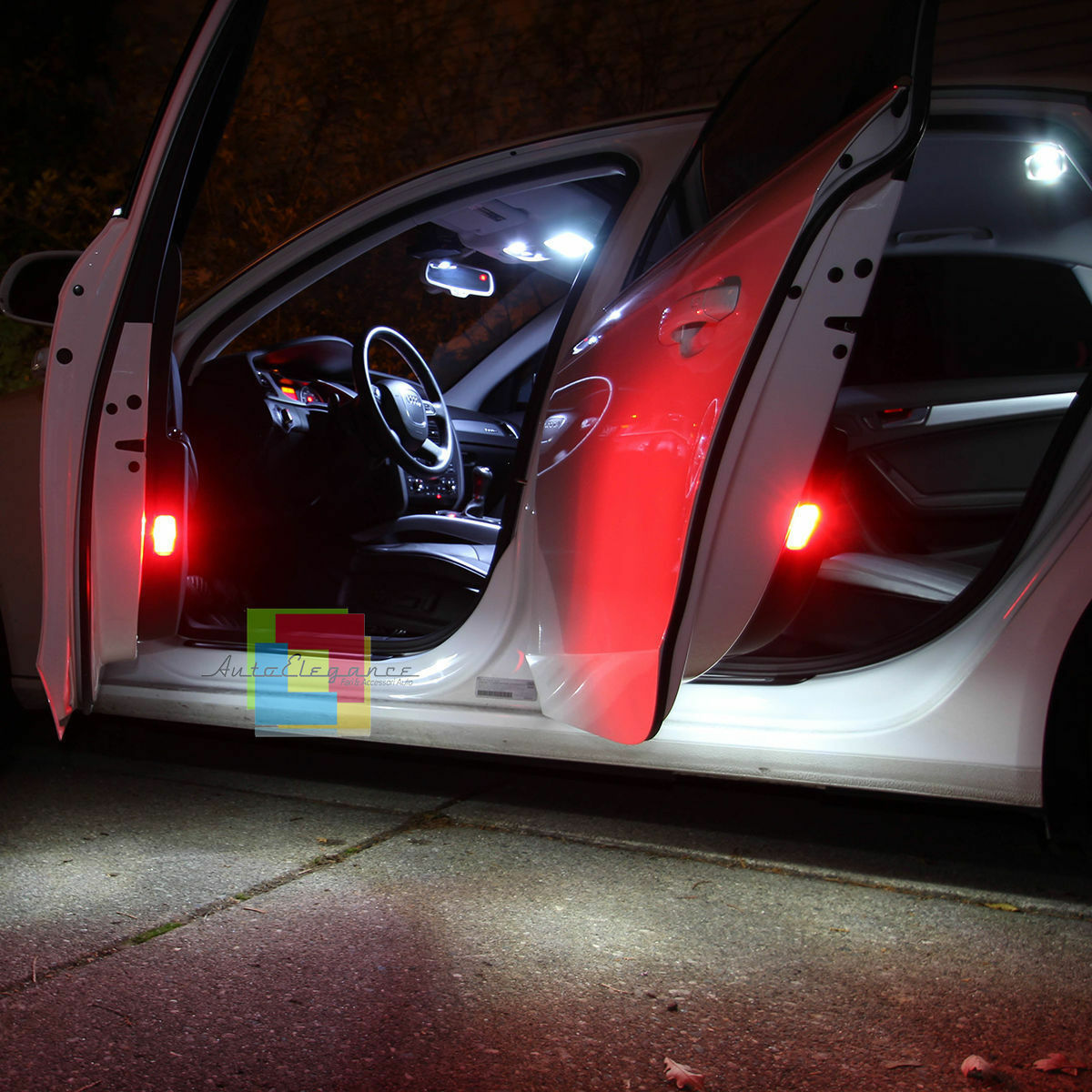 Copia del KIT COMPLETO LED LUCI INTERNO AUDI A5  SMD BIANCO GHIACCIO CANBUS AUTOELEGANCERICAMBI