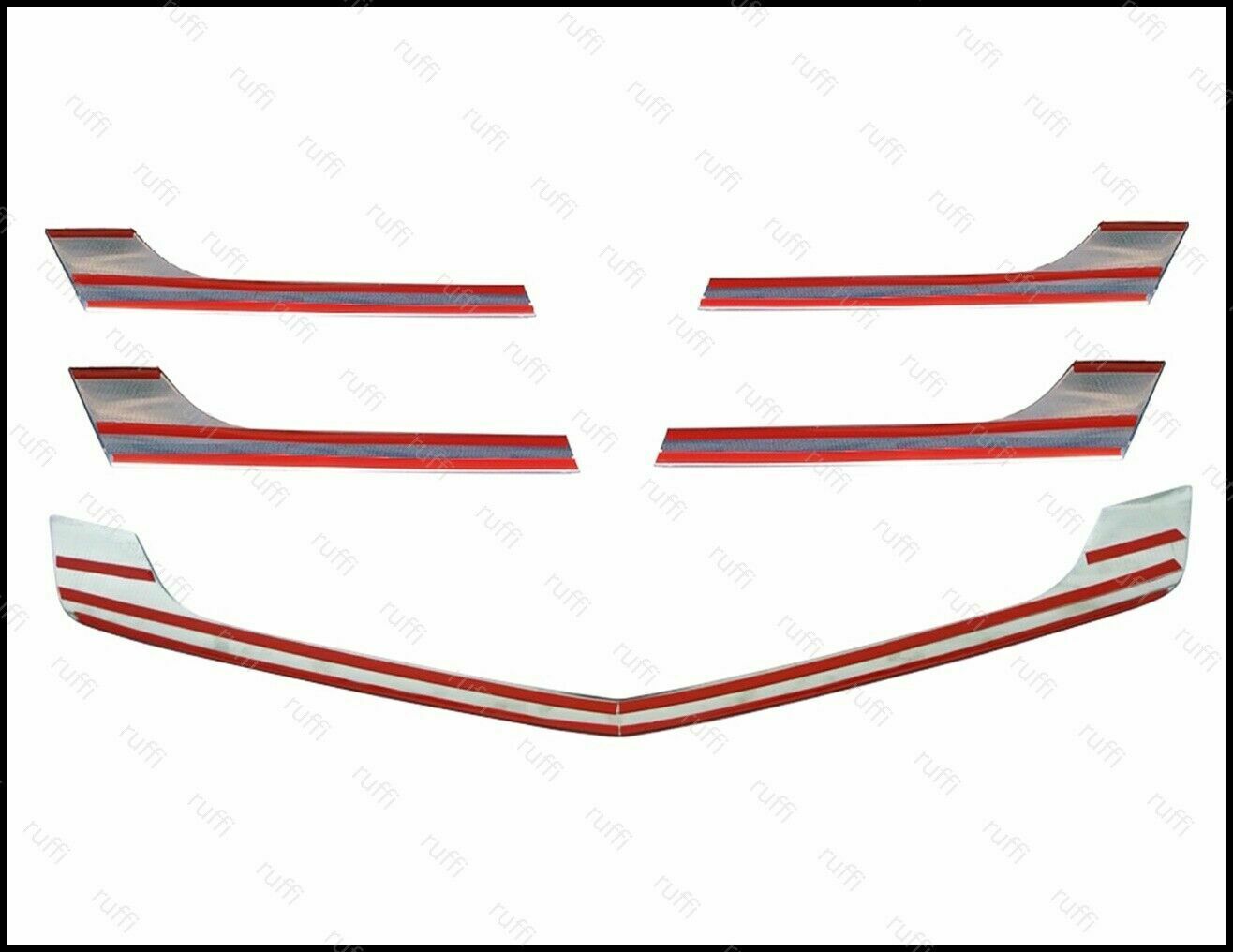 CROMATURA GRIGLIA + VENT. 5+2PZ MERCEDES SPRINTER W906 13-18 INOX ADESIVO 0032 AUTOELEGANCERICAMBI