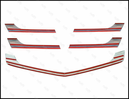 CROMATURA GRIGLIA + VENT. 5+2PZ MERCEDES SPRINTER W906 13-18 INOX ADESIVO 0032 AUTOELEGANCERICAMBI
