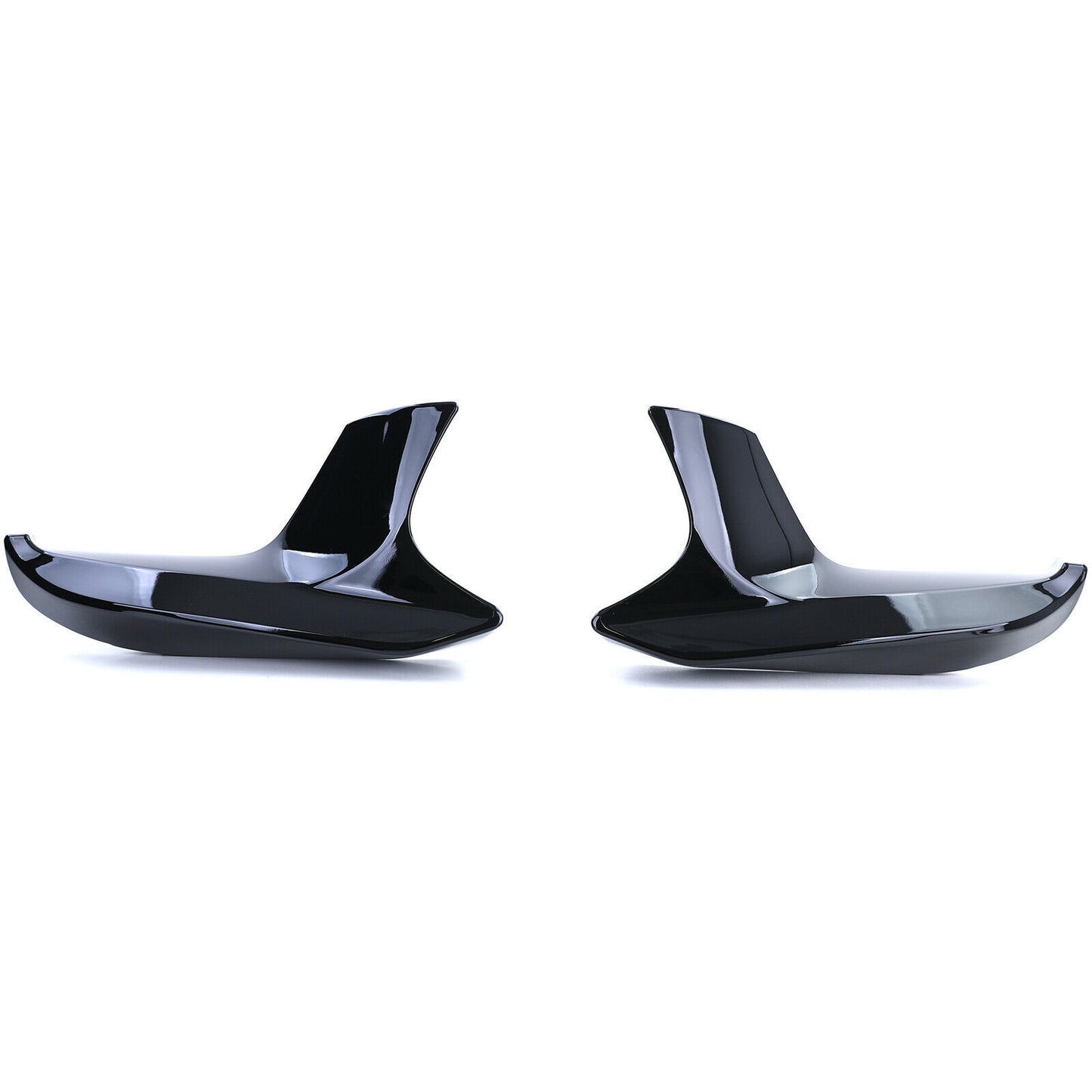 BMW 5 SERIES G30 G31 2015+ FRONT BUMPER SPLITTER GLOSSY BLACK MUSTACHE