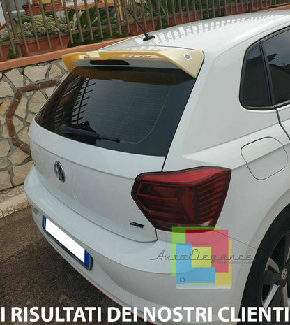 SPOILER POSTERIORE TETTO VW POLO AW1 DAL 2017+ ABS ALETTONE R/RLINE 0032