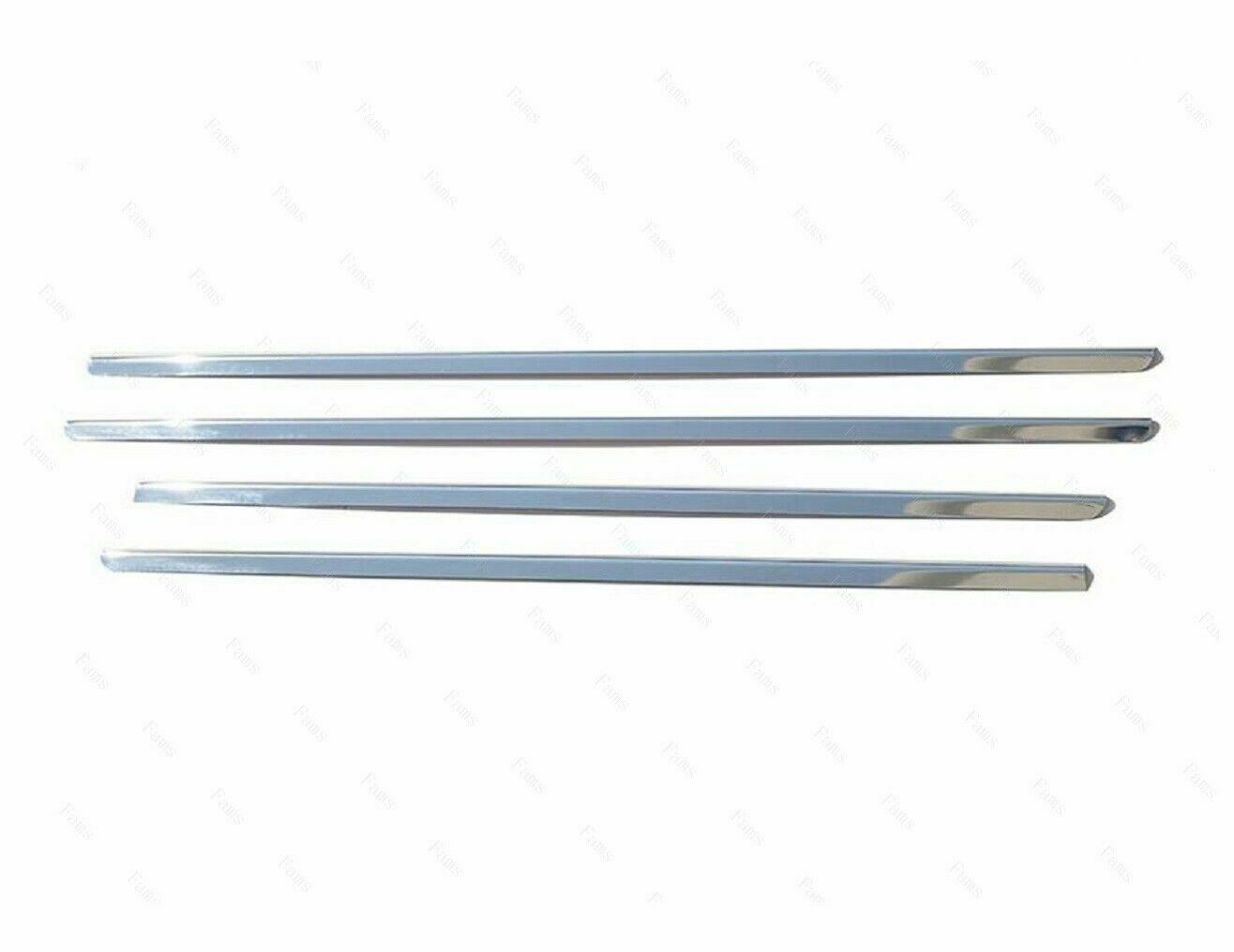CROMATURA CORNICI FINESTRINI 4PZ CITROEN C3 MK1 2002-2009 INOX ADESIVO 0032 AUTOELEGANCERICAMBI