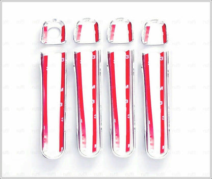 CROMATURA MANIGLIE PORTE SEAT ALTEA 2004+ ACCIAIO INOX ADESIVO 0032 AUTOELEGANCERICAMBI