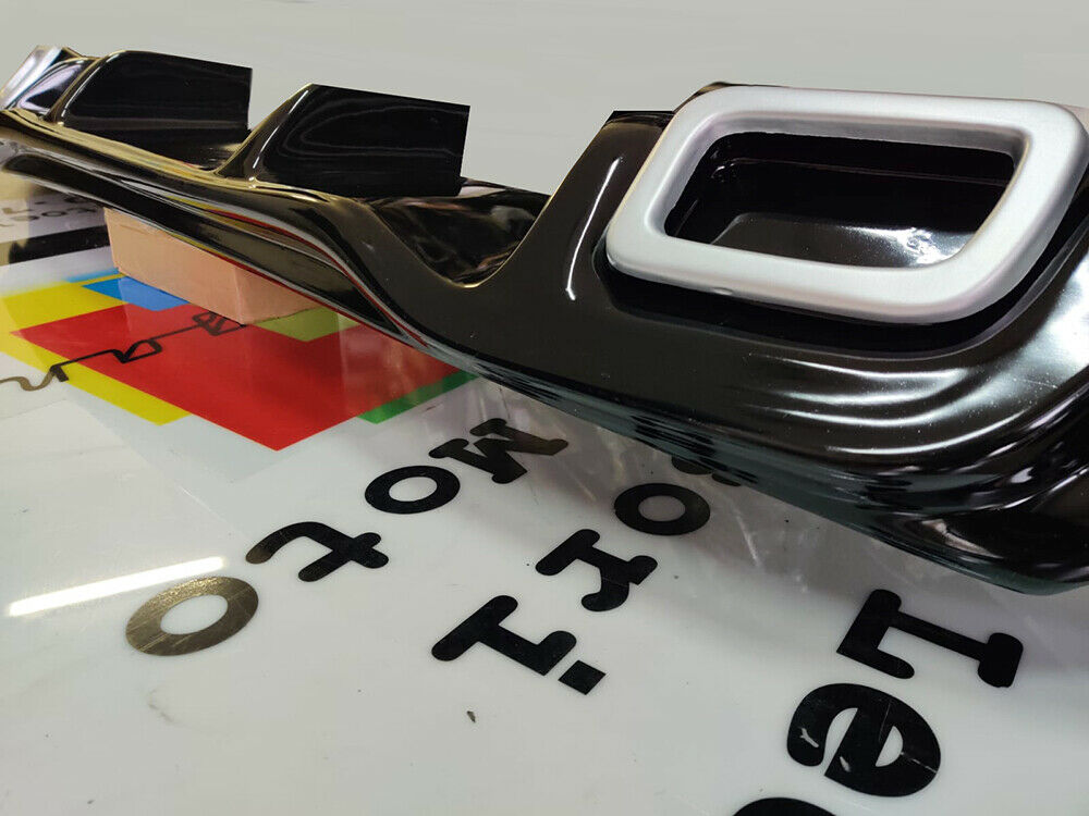 Labbro Spoiler Diffusore Posteriore In ABS Per Renault Clio 4, Colore Argento/nero O Tutto Nero, Per Paraurti Posteriore, Estetica Sportiva