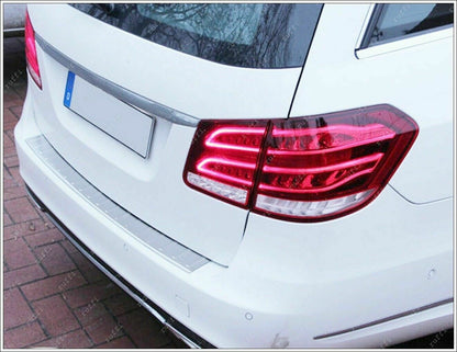 CROMATURA PROTEZIONE PARAURTI POST. MERCEDES E S212 W212 09-16 INOX ADESIVO 0032 AUTOELEGANCERICAMBI