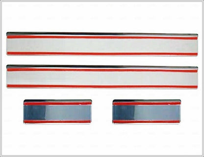 CROMATURA BATTITACCO PORTE PEUGEOT 3008 MK1 2009-2016 ACCIAIO INOX ADESIVO 0032 AUTOELEGANCERICAMBI