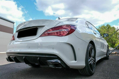 MERCEDES CLA W117 X117 2013-2018 REAR DIFFUSER TIPPER A45 AMG