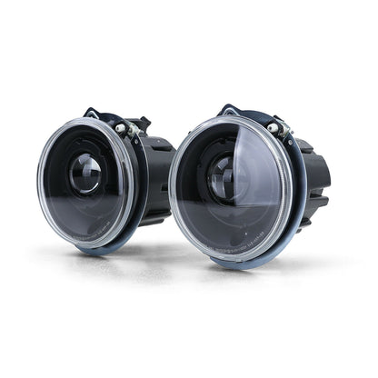 FARI ANTERIORI LENTICOLARI MERCEDES CLASSE G W463 FANALI NERI AMG LOOK H7