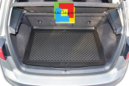 TRUNK LINER RUBBER CARPET SUPERGRIP VW GOLF SPORTSVAN 2014+ -AT-