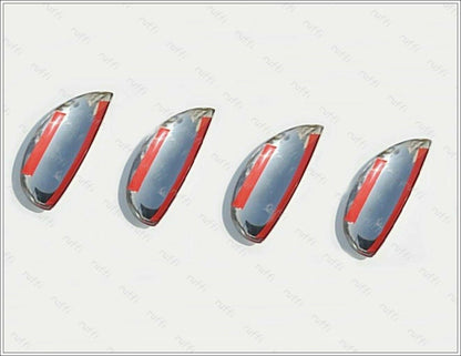 CROMATURA MANIGLIE 4 PORTE CITROEN C1 MK1 2005-2014 ACCIAIO INOX ADESIVO 0032 AUTOELEGANCERICAMBI