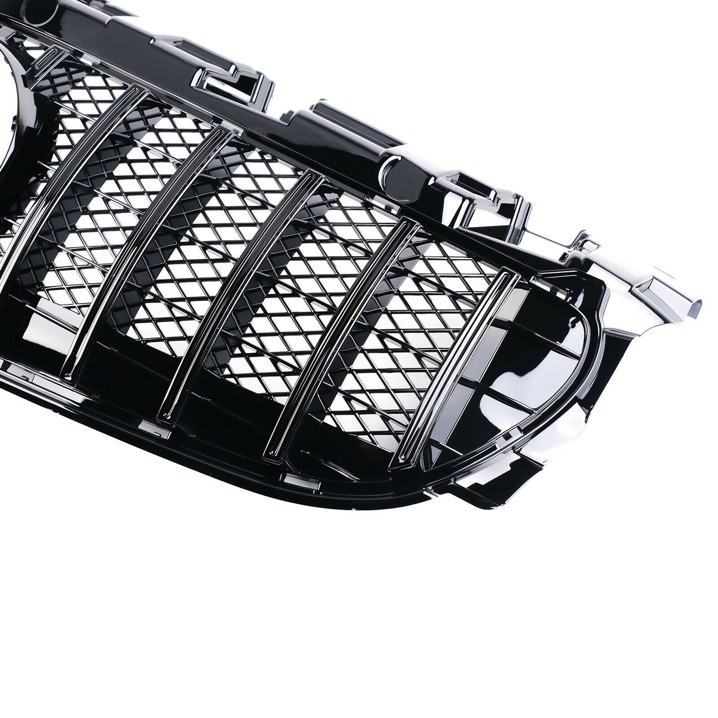 FRONT GRILLE MERCEDES R172 SLC 2016-2019 BLACK HONEYCOMB PROFILES MASK