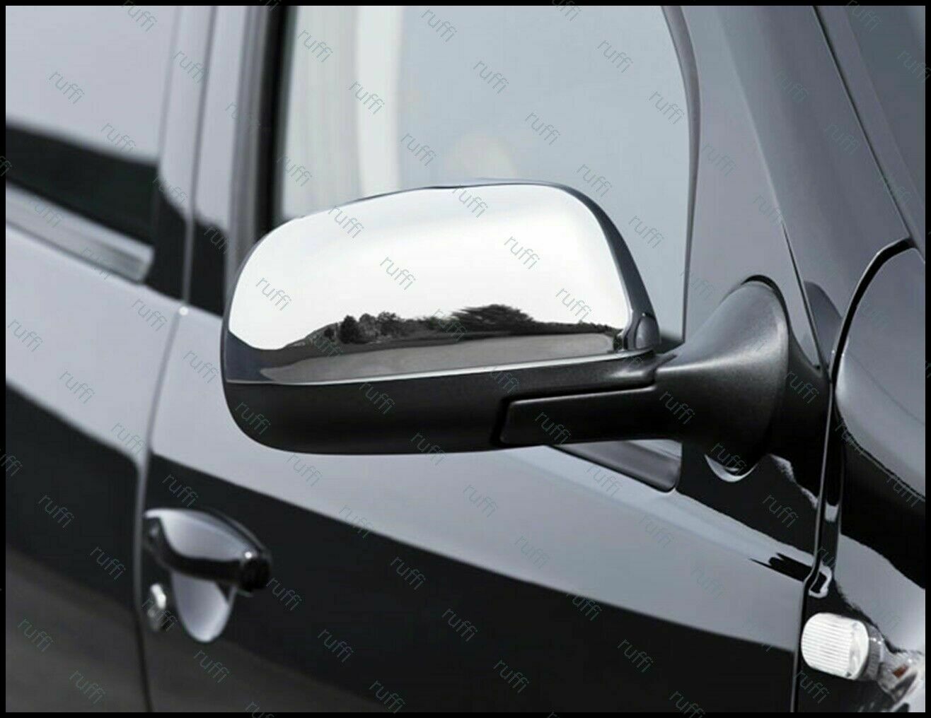 CROMATURA SPECCHIETTI LATERALI DACIA DUSTER 2010-2012 ACCIAIO INOX ADESIVO 0032 AUTOELEGANCERICAMBI