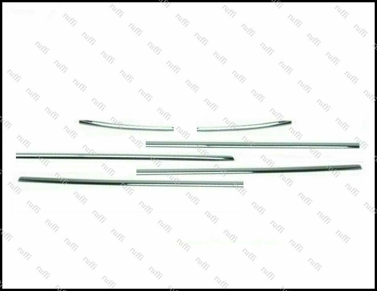 CROMATURA CORNICI FINESTRINI 6PZ BMW X1 F48 2014+ INOX ADESIVO 0032 AUTOELEGANCERICAMBI