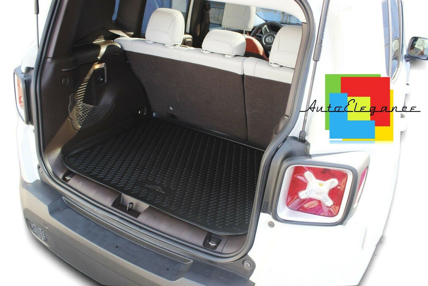 TRUNK LINER RUBBER CARPET SUPERGRIP JEEP RENEGADE 2015+ -AT-