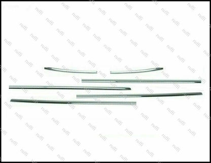 CROMATURA CORNICI FINESTRINI 6PZ BMW X1 E84 2009-2015 INOX ADESIVO 0032 AUTOELEGANCERICAMBI