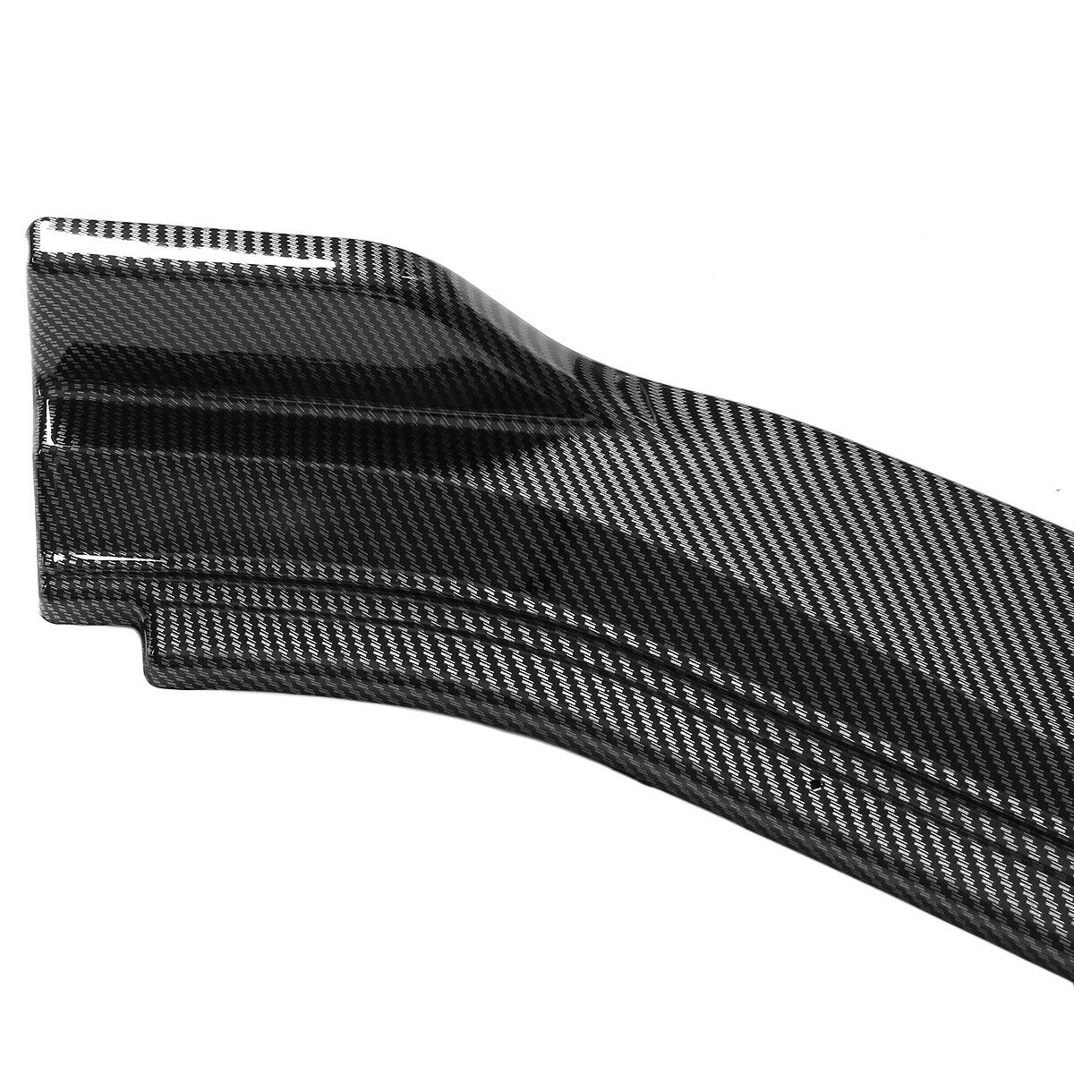 VW GOLF 7 7.5 VII LAMA SOTTO PARAURTI ANTERIORE IN ABS LOOK SPLITTER CARBON LOOK