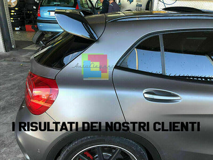 0133 ALETTONE AMG NERO LUCIDO MERCEDES GLA 2013-2019 SPOILER TETTO IN ABS A45 AUTOELEGANCERICAMBI