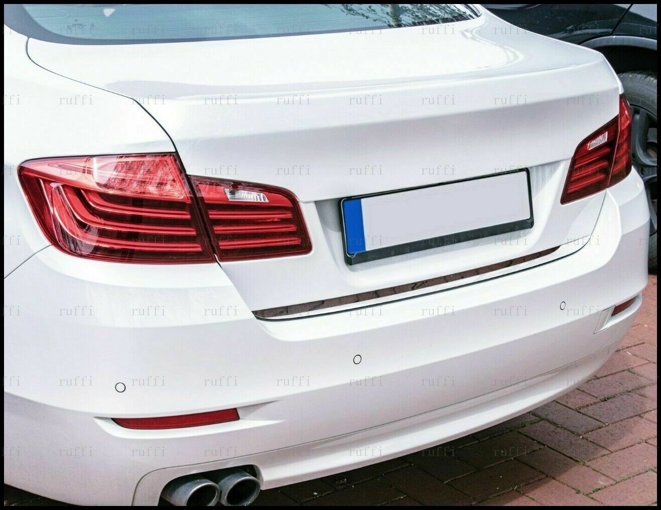 CROMATURA BAGAGLIAIO SOTTO BMW SERIE 5 F10 2009-2016 ACCIAIO INOX ADESIVO 0032 AUTOELEGANCERICAMBI
