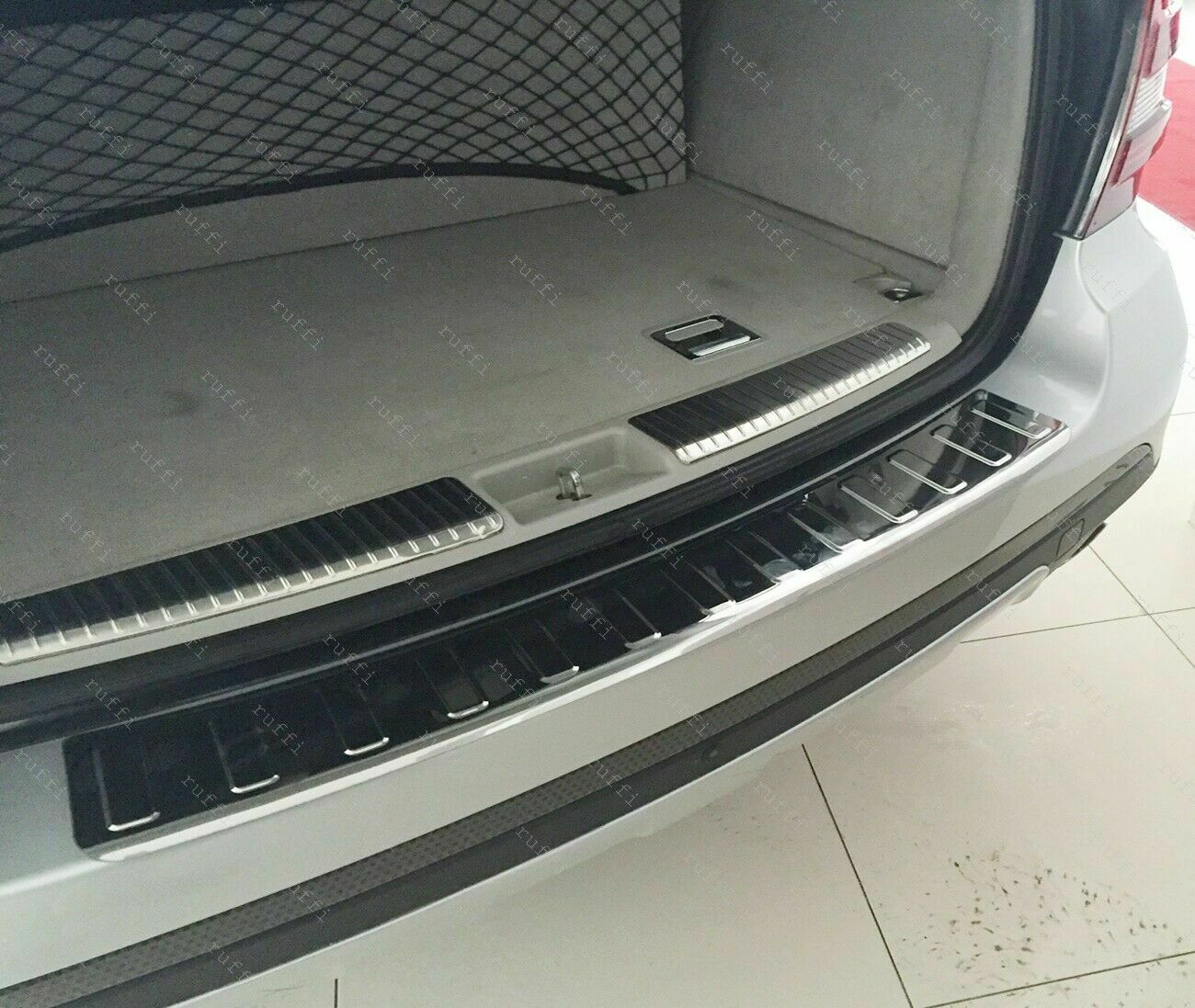 CROMATURA PROTEZIONE PARAURTI POST. MERCEDES ML W164 2005-2011 INOX ADESIVO 0032 AUTOELEGANCERICAMBI