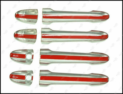 CROMATURA 4 MANIGLIE + 4 COPPETTE MERCEDES SPRINTER W906 06-18 INOX ADESIVO 0032 AUTOELEGANCERICAMBI