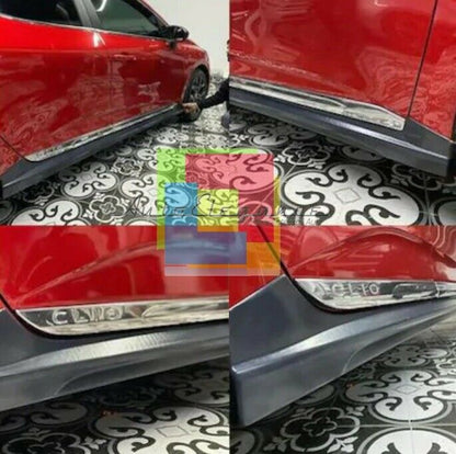 0186 RENAULT CLIO 4 IV 5 PORTE COPPIA MINIGONNE LATERALI LOOK RS ABS NEW AUTOELEGANCERICAMBI