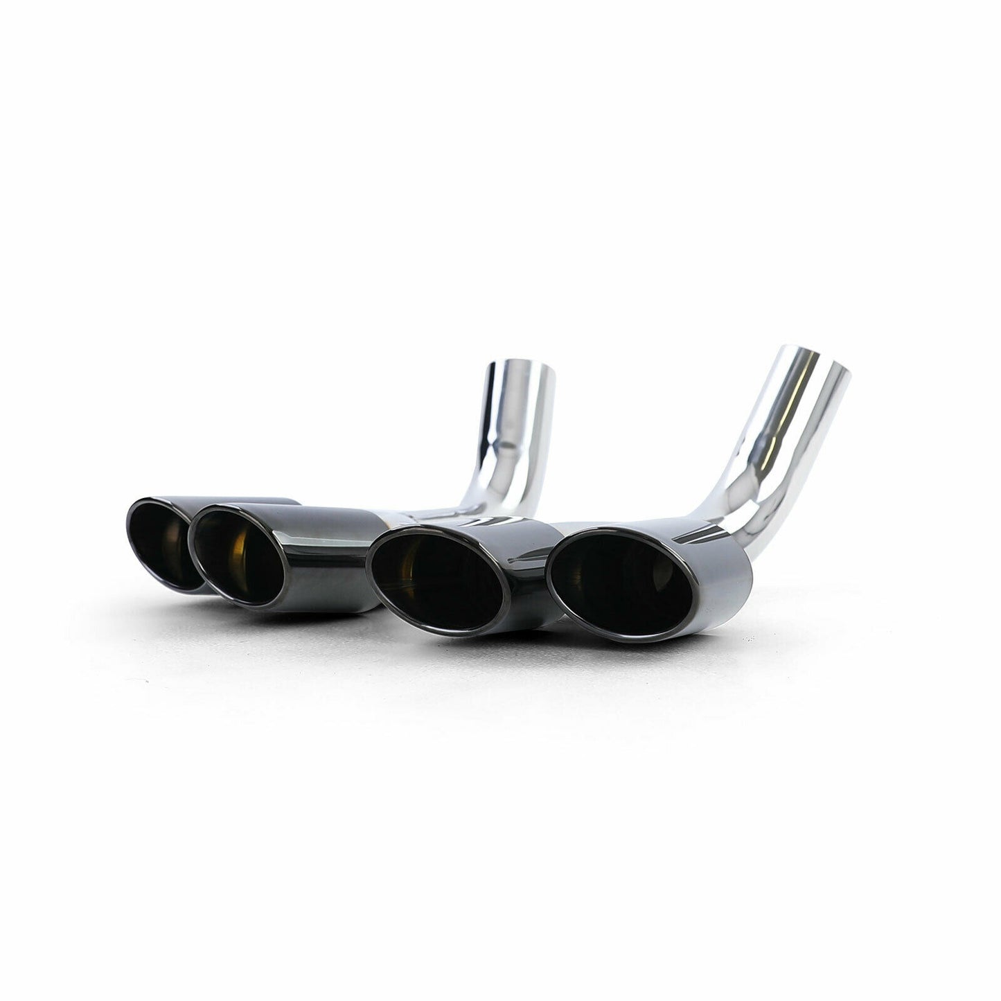 MERCEDES G-CLASS W463 1989-2015 AMG LOOK EXHAUST PIPE STAINLESS STEEL BLACK