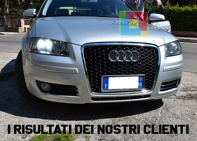 0163 GRIGLIA ANTERIORE AUDI A3 8P 2005-08 3 / 5 PORTE LOOK SPORTIVO RS3 S3 AUTOELEGANCERICAMBI