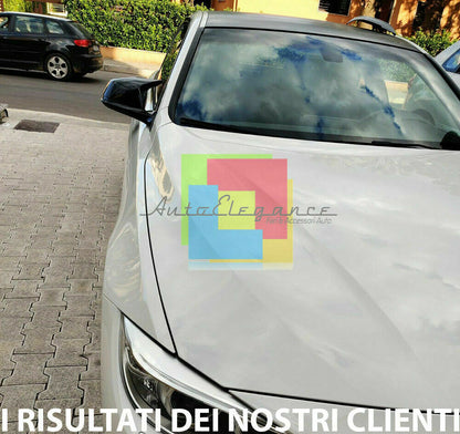 0061 SPECCHI NERO LUCIDO BMW SERIE 4 F32 F33 F36 CALOTTE SPECCHIETTI ADESIVE ABS AUTOELEGANCERICAMBI