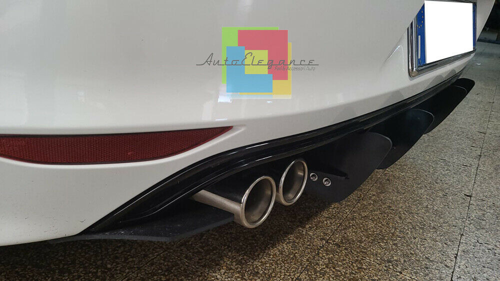 UNDER BUMPER VW GOLF 7 VII GTI FLAPS REAR SPOILER ABS SPORT LOOK