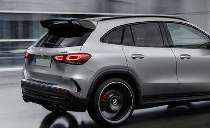 MERCEDES GLA H247 2020+ SPOILER POSTERIORE AMG TETTO ABS NERO LUCIDO A45