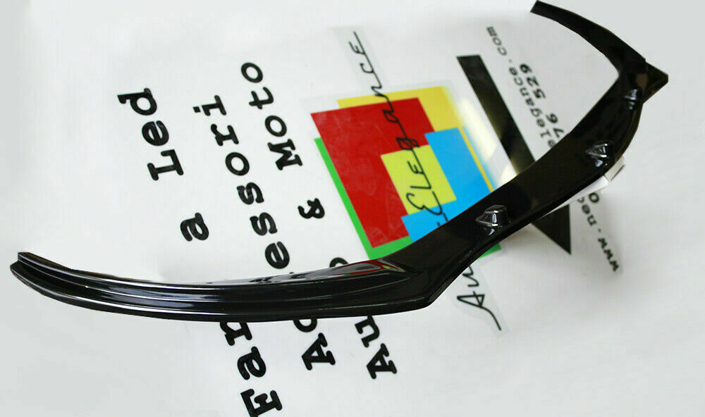 0141 OPEL ASTRA J LIP SPOILER SOTTO PARAURTI ANTERIORE ABS NERO AUTOELEGANCERICAMBI