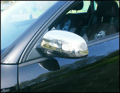 CROMATURA SPECCHIETTI LATERALI AUDI A3 S3 RS3 8P 2003-2008 INOX ADESIVO 0032 AUTOELEGANCERICAMBI