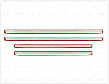 CROMATURA FASCE LATERALI PORTIERE 4PZ VW TIGUAN MK1 2007-2016 INOX ADESIVO 0032 AUTOELEGANCERICAMBI