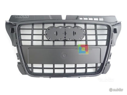 FRONT GRILLE S3 BLACK AUDI A3 8P 2008-2012