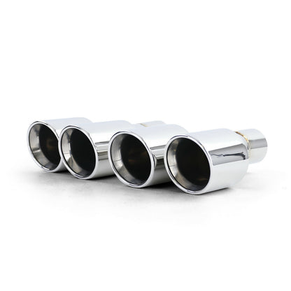 COPPIA TERMINALI DI SCARICO PER BMW SERIE 5 F10 F11 INOX M SPORT / M5 CROMATI AUTOELEGANCERICAMBI
