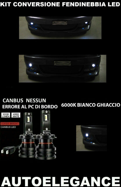 NISSAN PRIMERA P10 LED FOG LIGHTS CAMBUS 10.000LM 0032