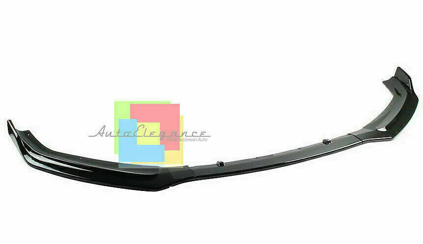 VW GOLF 6 VI 2008-2012 LAMA SOTTO PARAURTI ANTERIORE IN ABS SPLITTER NERO LUCIDO