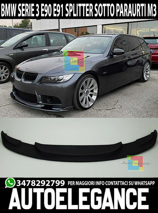 SOTTO PARAURTI PER BMW SERIE 3 E92 E93 2006-2012 SPOILER ANTERIORE M3