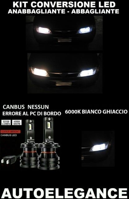 NISSAN ALMERA N15 LOW BEAM HIGH BEAM LED CAMBUS 16.000LM 0032