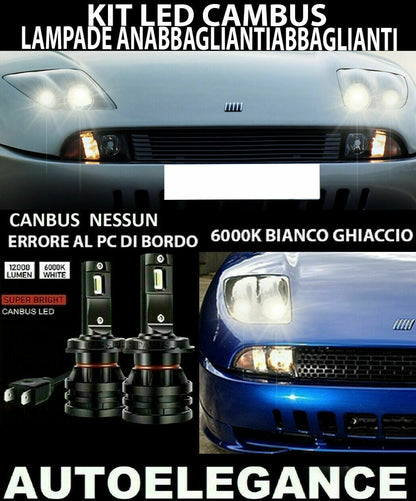 FIAT COUPE LOW BEAM HIGH BEAM LED 16.000LM CAMBUS 0032