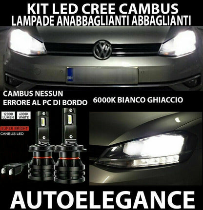VW GOLF 7.5 2016+ LED LOW BEAM HEADLIGHTS 16.000LM CAMBUS - 0032