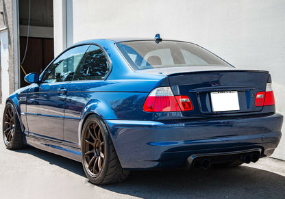 BMW SERIE 3 E46 COUPE 1999-2006 SPOILER POSTERIORE SUL COFANO IN ABS LOOK M AUTOELEGANCERICAMBI