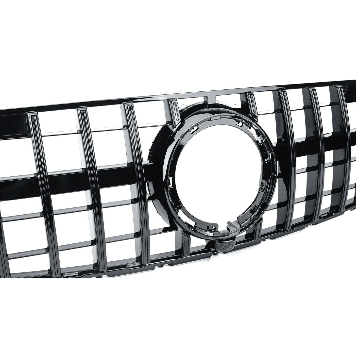 GRIGLIA ANTERIORE MERCEDES GLC C253 X253 2019+ FACELIFT PROFILI NERI PANAMERICA