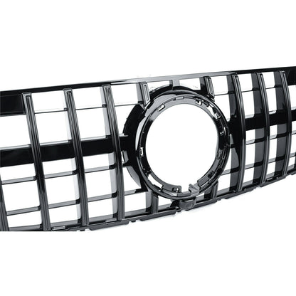GRIGLIA ANTERIORE MERCEDES GLC C253 X253 2019+ FACELIFT PROFILI NERI PANAMERICA