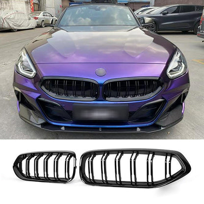 BMW Z4 G29 GRIGLIA ANTERIORE NERA DOPPIA FASCIA - MASCHERINA LOOK M AUTOELEGANCERICAMBI