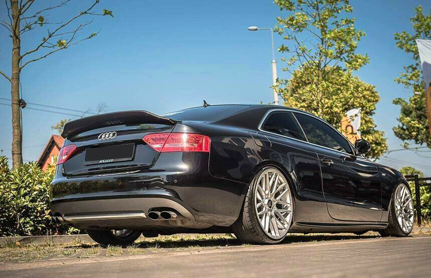 AUDI A5 COUPE 2007-2014 SPOILER POSTERIORE ALETTONE SUL COFANO LOOK TUNING AUTOELEGANCERICAMBI