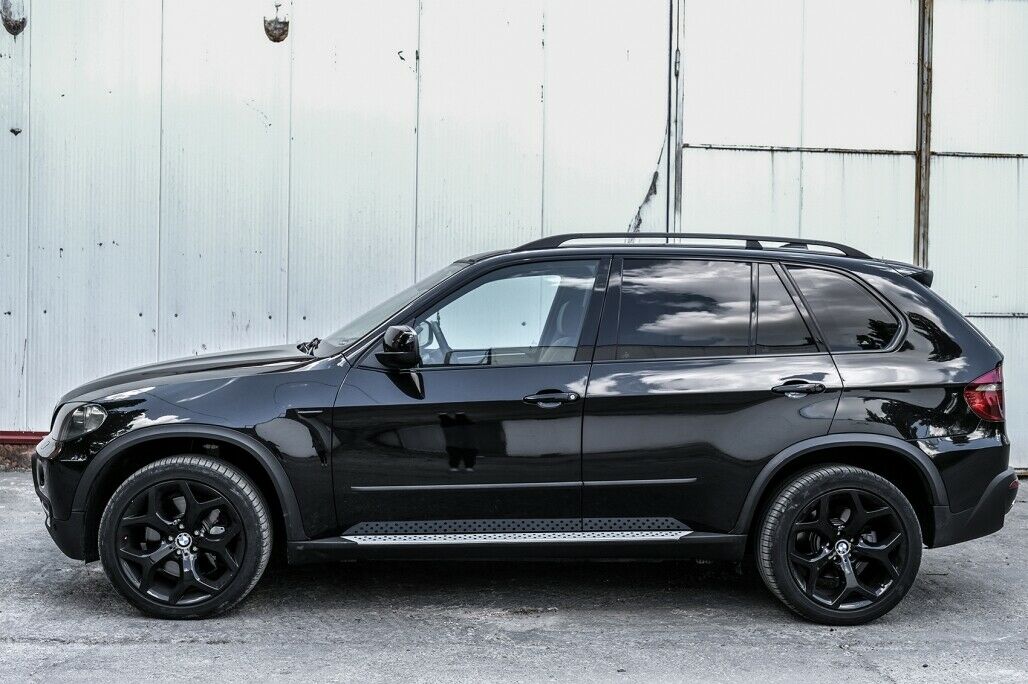 0192 PEDANE LATERALI BMW X5 E70 2006-2013 SOTTOPORTA IN ALLUMINIO AUTOELEGANCERICAMBI