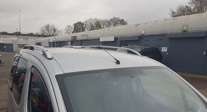 BARRE SUL TETTO MANCORRENTI PEUGEOT PARTNER TEPEE 2008+ SATINATI PORTAPACCHI AUTOELEGANCERICAMBI