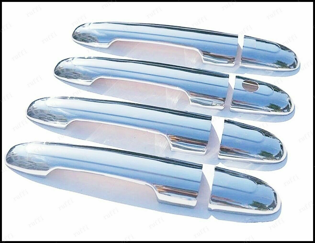 CROMATURA MANIGLIE 4 PORTE MERCEDES VANEO W414 2002+ INOX ADESIVO 0032 AUTOELEGANCERICAMBI